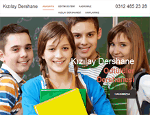 Tablet Screenshot of kizilaydershanesi.com